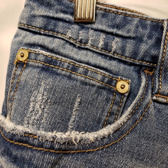 Free People Distressed Short Shorts - Picture 3 of 5